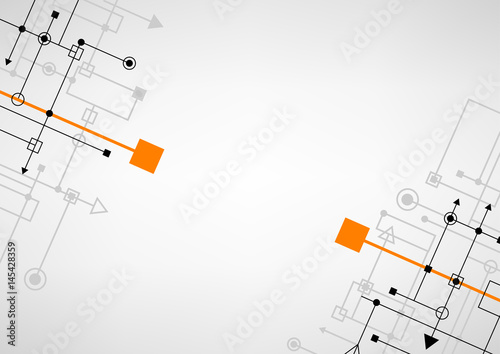 techno connect background