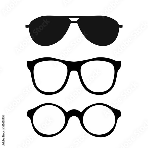 spectacle frame vector