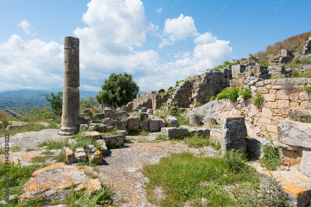 archaeological area of Solunto,near Palermo, in Sicily.