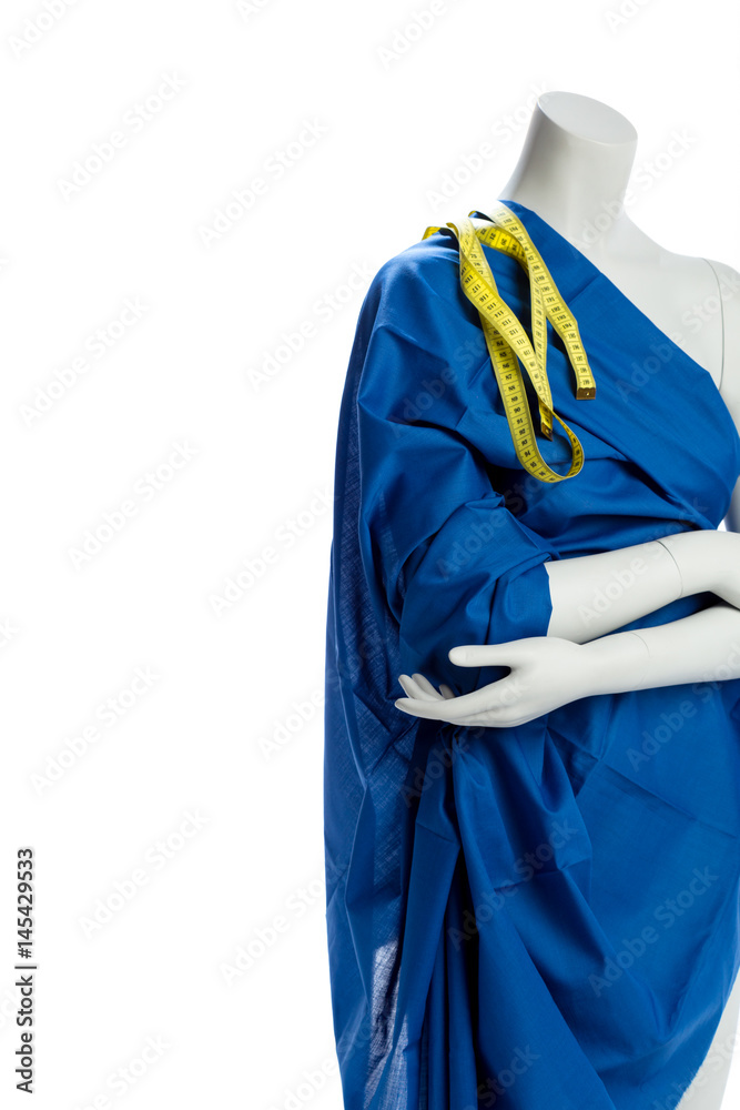 Mannequin with a tape measure