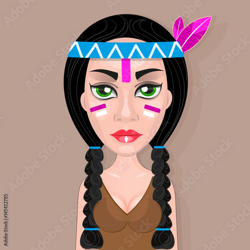American Indians woman