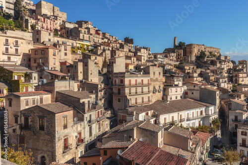 Town of Cammarata in Central Sicily in Spring 2017 photo