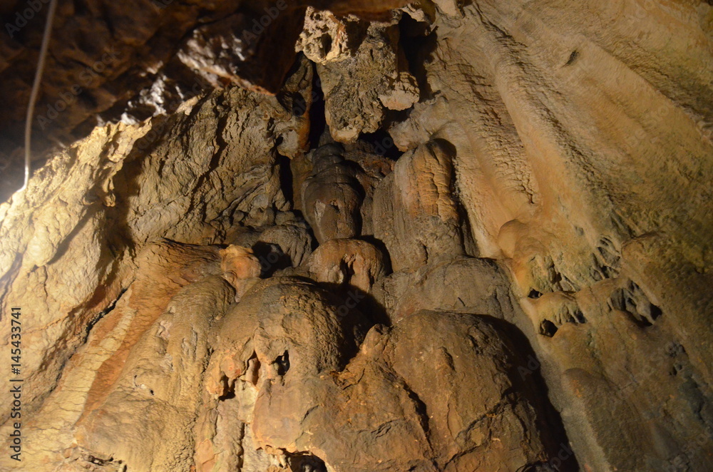 Obraz premium Amber Cave on the Crimean Peninsula