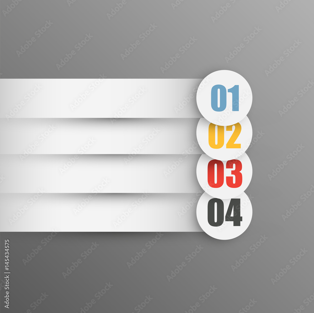 4 options presentation of data vector infographics 4 options presentation of data vector infographics