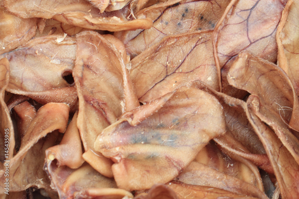 dried pigs ears