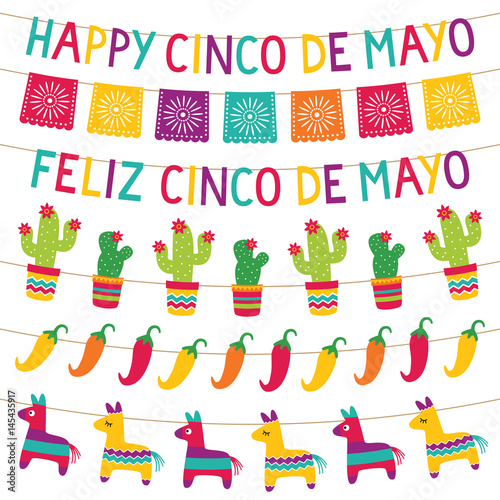 Cinco de Mayo party decoration set