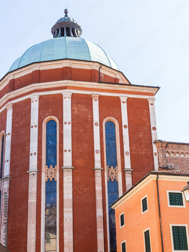 apse of Duomo Cathedral in Vicenza city