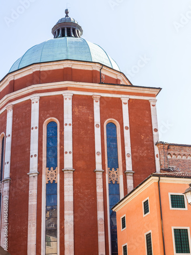 apse of Duomo Cathedral in Vicenza city