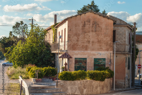 Town of Cammarata in Central Sicily in Spring 2017 photo