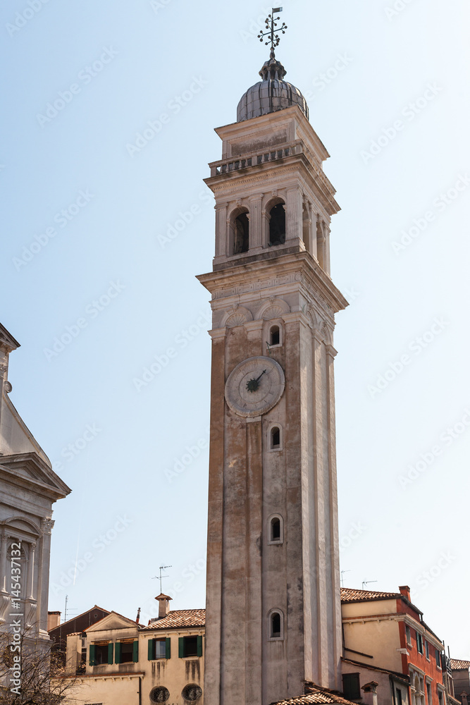 bell tower of San Giorgio dei Greci in Venice
