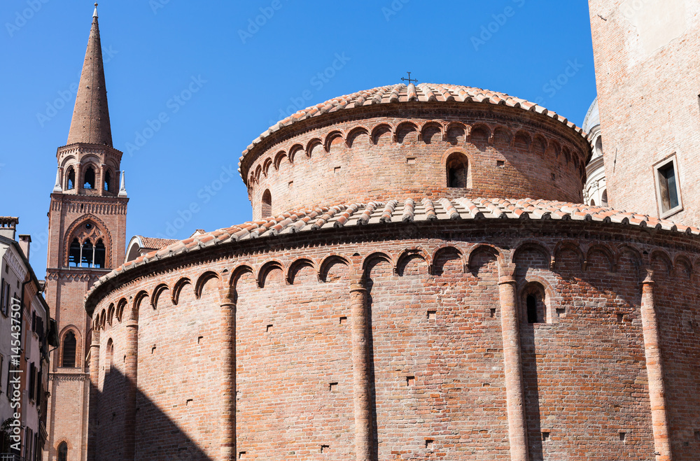 Rotonda di san lorenzo and belltower of Basilica