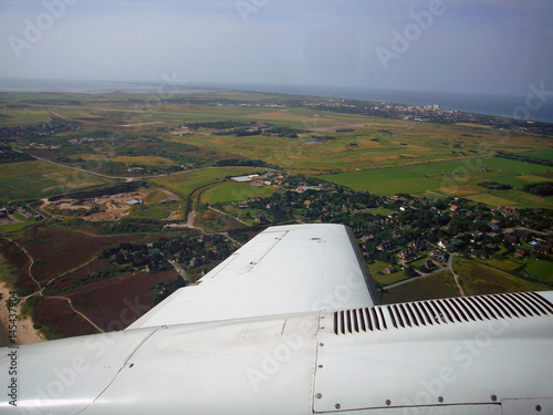 Flugzeug über Sylt