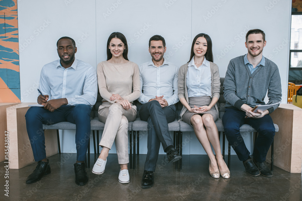 Group of people business team sitting work concept Group of people business team sitting work concept