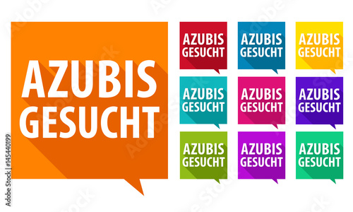 Azubis gesucht. Eps10 Vector. photo
