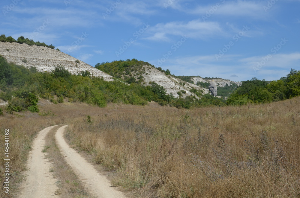 Limestone caves on the Crimean peninsula Limestone caves on the Crimean peninsula
