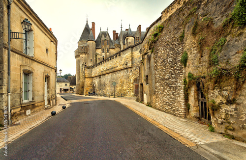 The Chateau de Langeais. Renaissance castle is located in the Loire Valley.