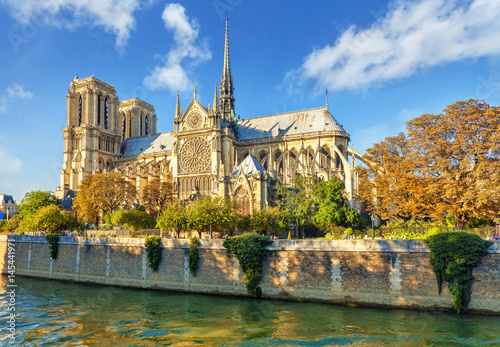 The Cathedral of Notre Dame de Paris, France.