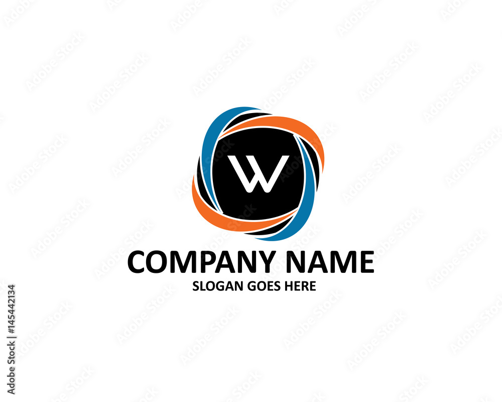 W Letter Abstract Logo W Letter Abstract Logo