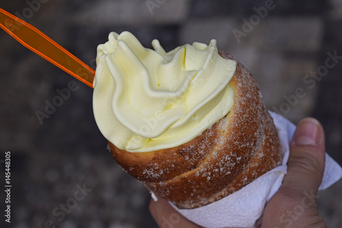 Trdelnik - Prague sweet pastry Czech