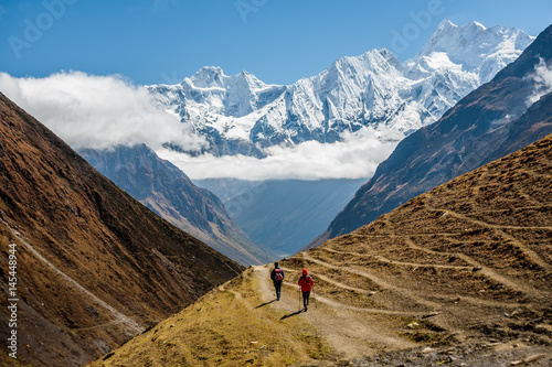 Tela Trekker on Manaslu circuit trek in Nepal