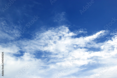 Fototapeta Naklejka Na Ścianę i Meble -  Blue sky white clouds fresh air