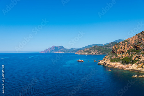 Look at the Corsica sea