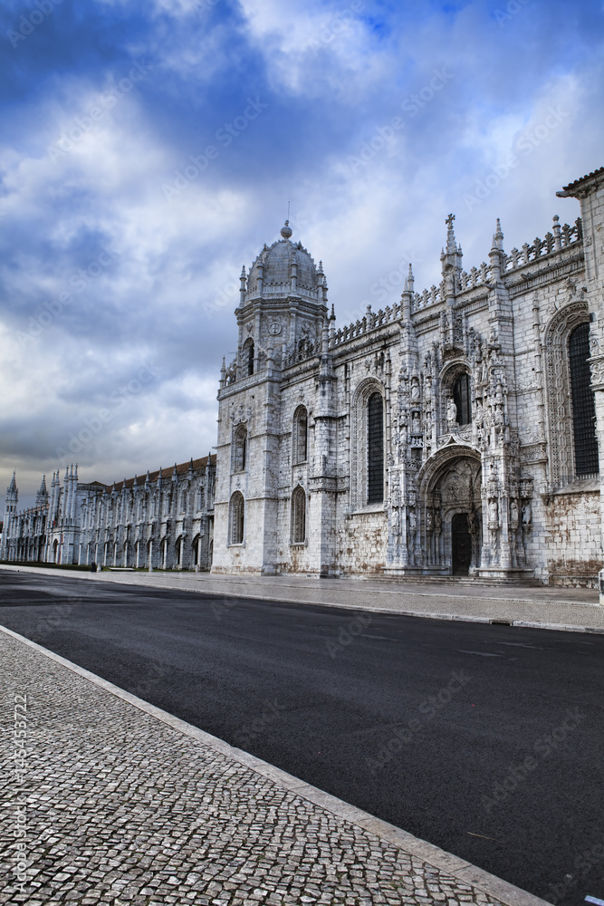 Fototapeta premium Jeronimo monastery in lisbon, portugal . unesco world heritage site