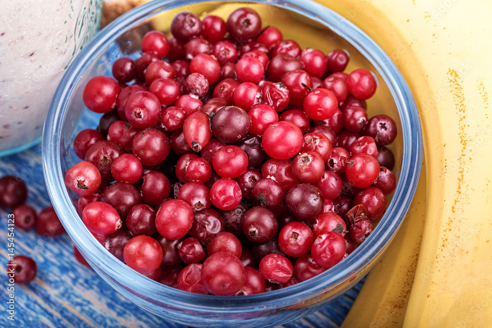 Cranberries in a bowl Cranberries in a bowl