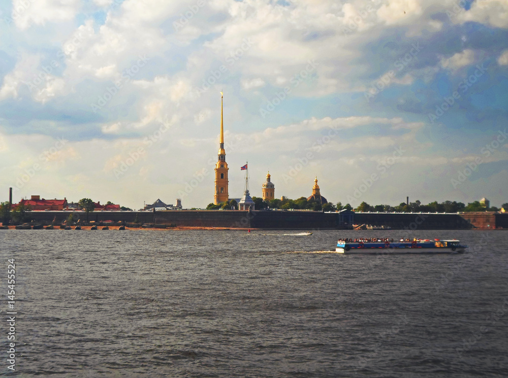 The Peter and Paul Fortress, St.Petersburg, Russia - June 2016