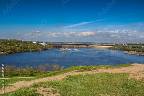 Wallpaper Mural View of the Dnieper hydroelectric power plant  (DnieproGES) Torontodigital.ca