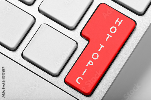 Fototapeta Keyboard hot topic