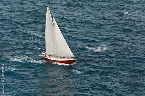 Foto Sailing boat journey