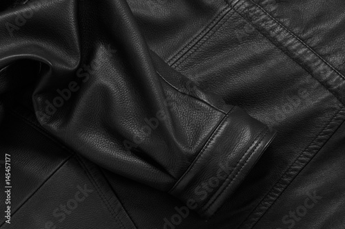 Black Deerskin as napa leather
