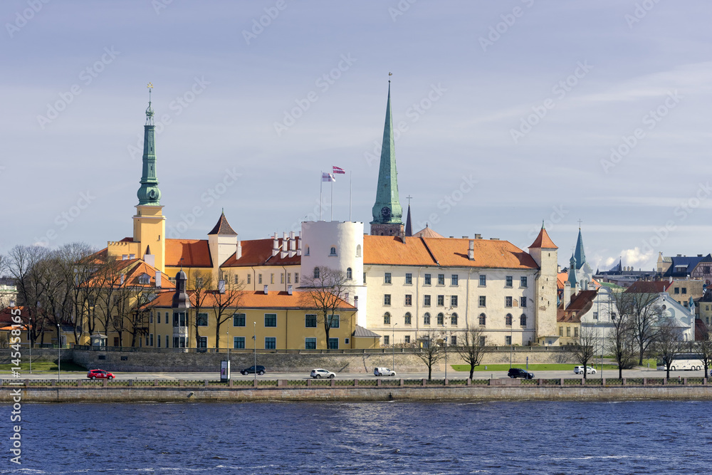 Riga Lettland historische Architektur Schloss Burg