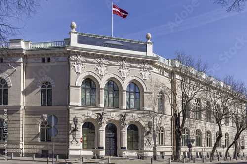 Riga Lettland historische Architektur Staatsbank
