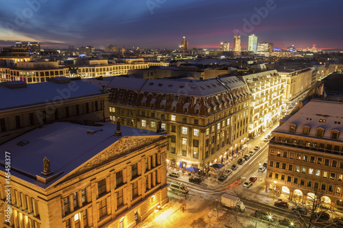Aerial panorama of Berlin