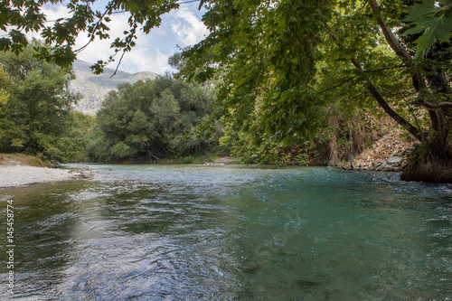 Fototapeta Naklejka Na Ścianę i Meble -  Aheron river, Thesprotia, Epirus, Greece