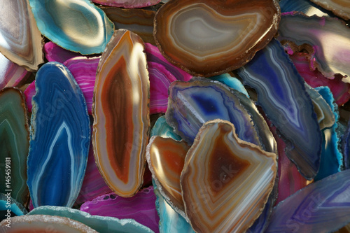 color agate collection
