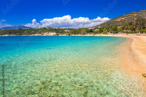 Marathi bay with beautiful beach on Crete, Greece