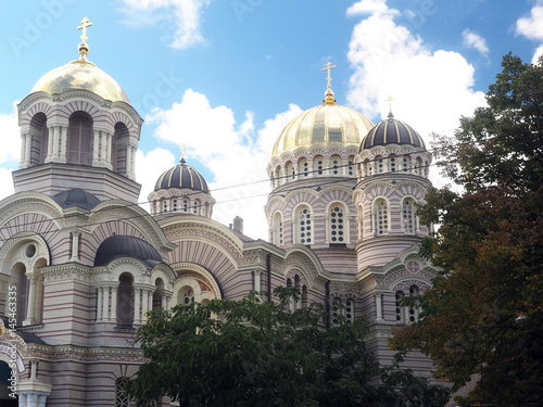 Riga Latvia Navity of Christ Orthodox Cathedral