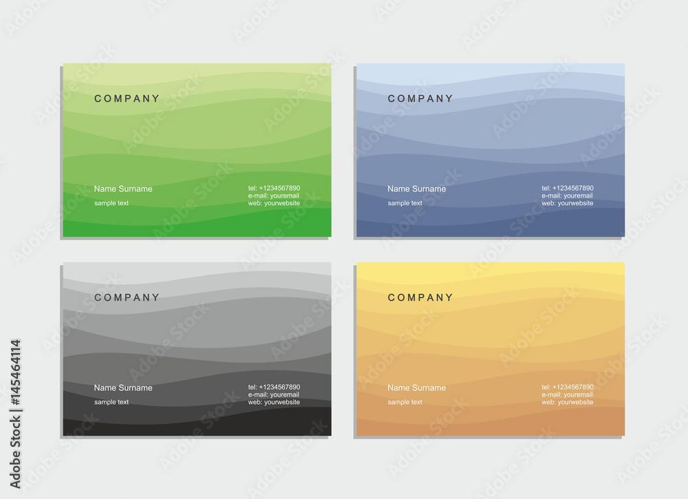 Business card, corporate identity.