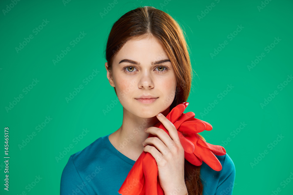 cleaner, gloves, work cleaner, gloves, work