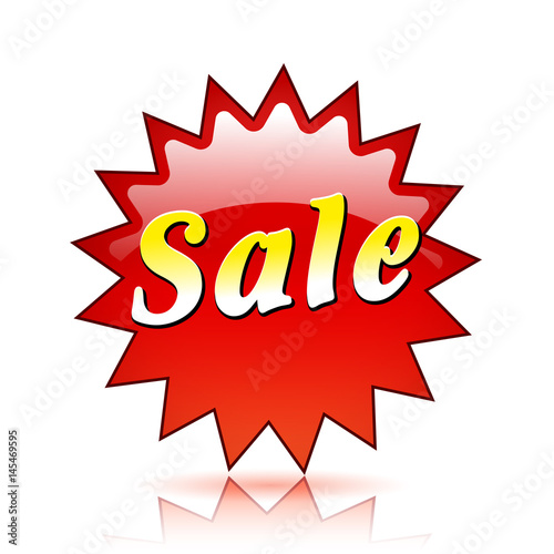 sale red star icon