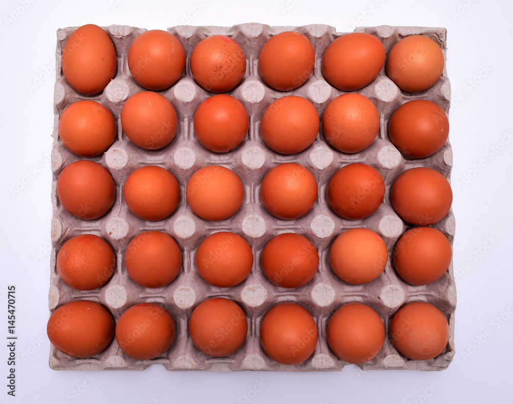 eggs in tray