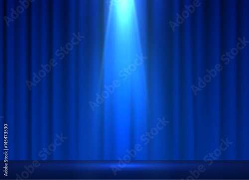 Curtains vector background. EPS10.