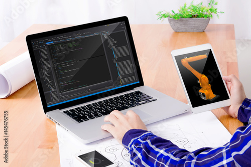 Photos Software engineer's workplace