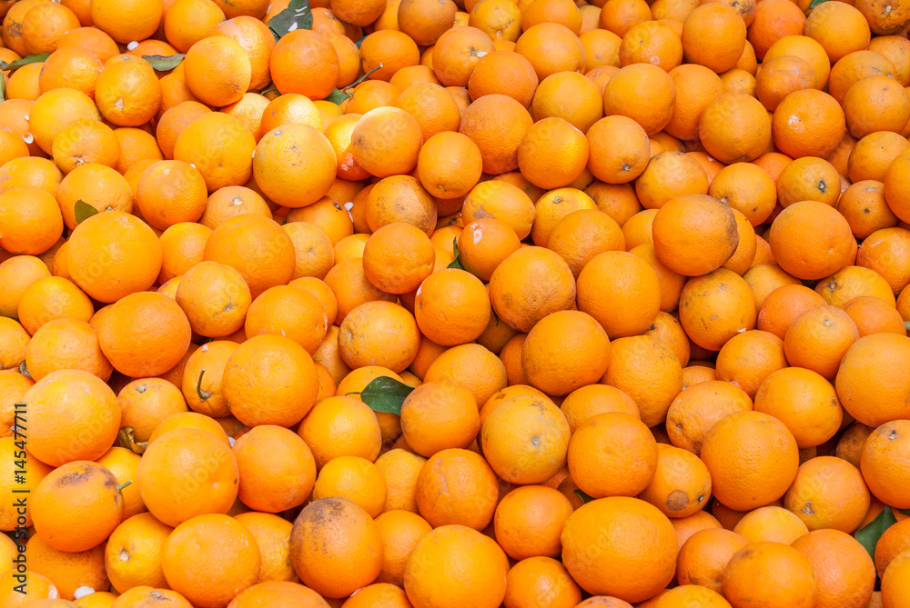 Fresh orange, background