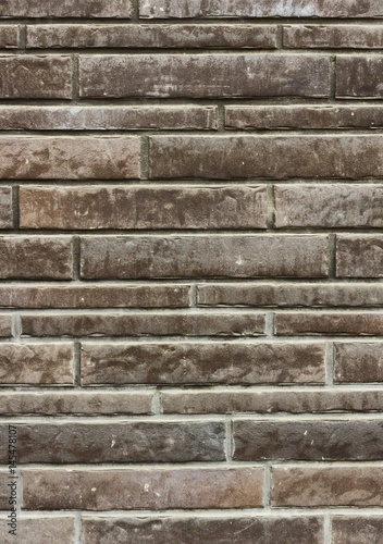 Texture of wall covered with stone