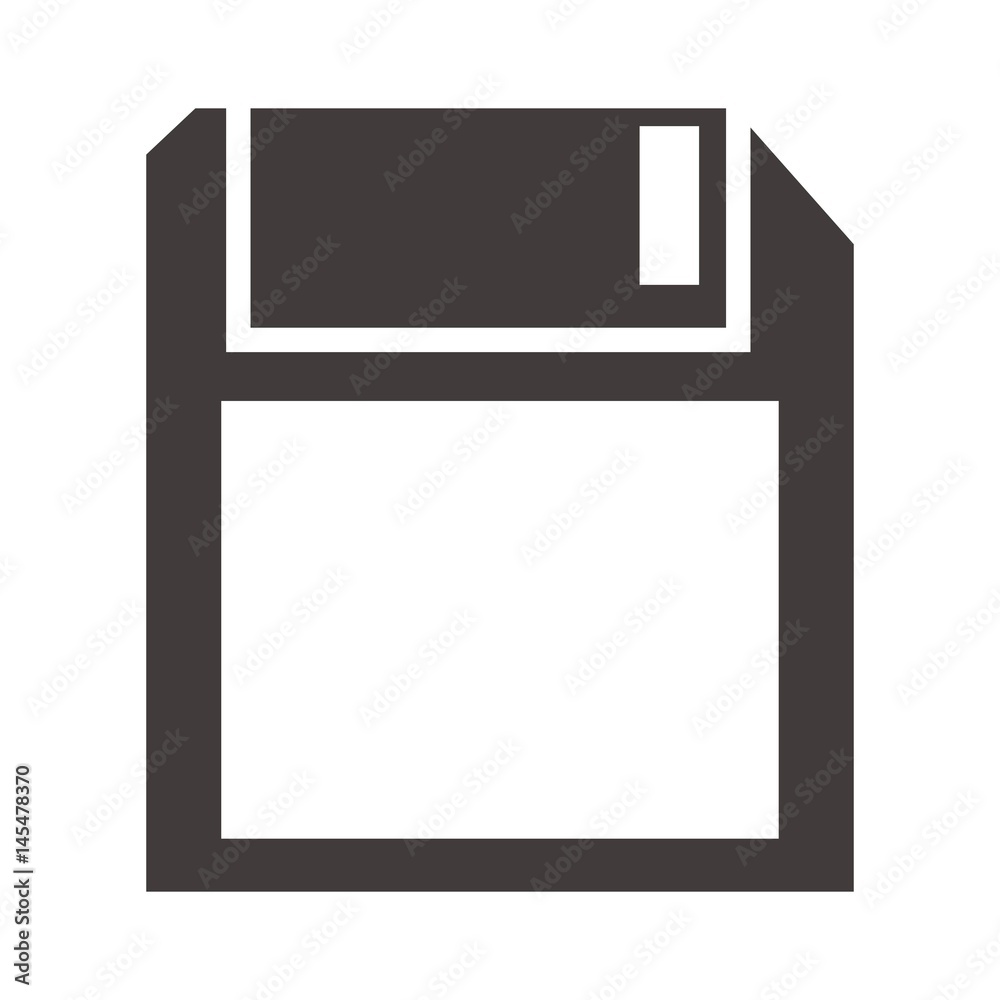 diskette icon over white background. vector illustration diskette icon over white background. vector illustration