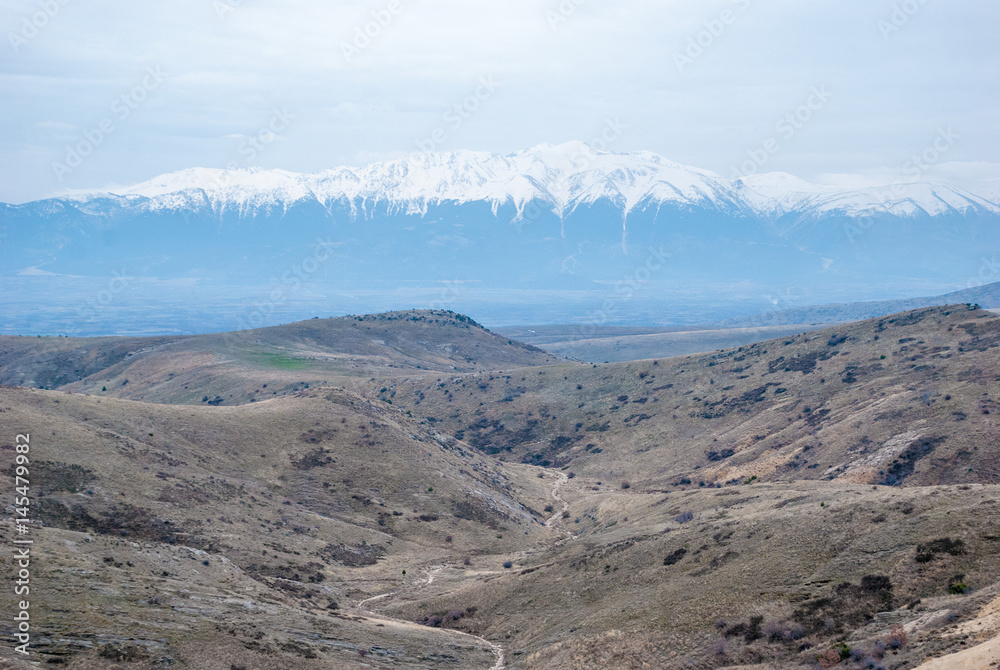 Obraz premium Snowy peaks. Turkey